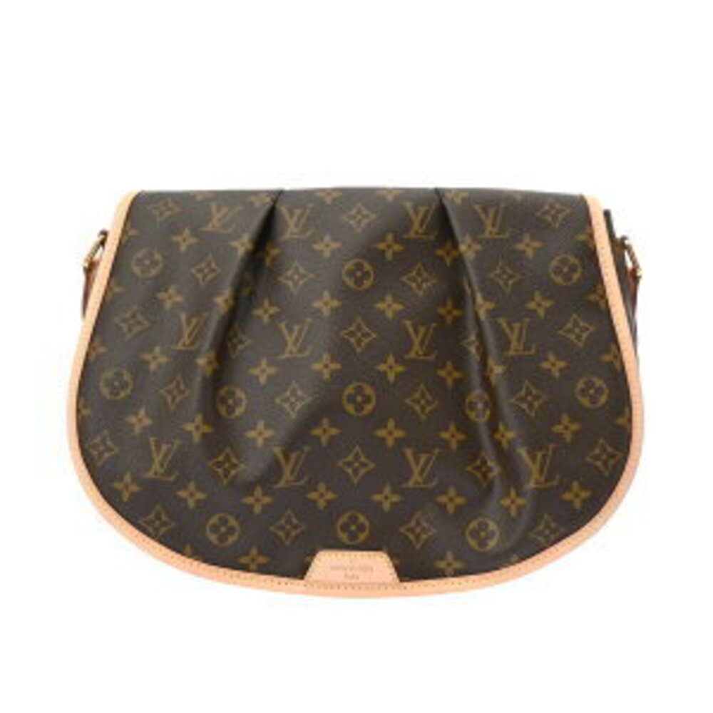 Louis Vuitton Monogram Menilmontant Brown Canvas Shoulder Bag